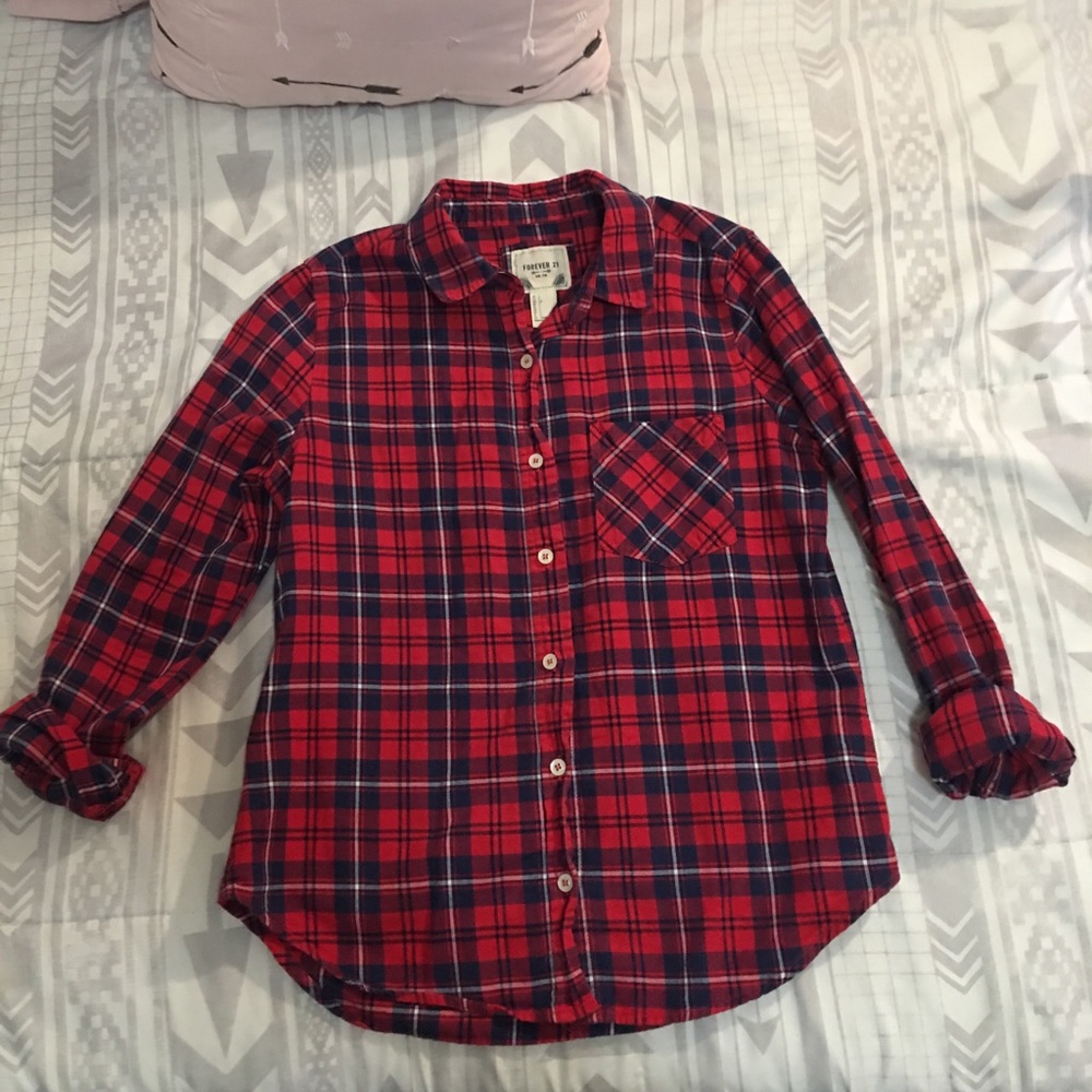 Forever 21 plaid flannel